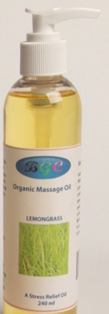 Organic Lemongrass Massage Oil
